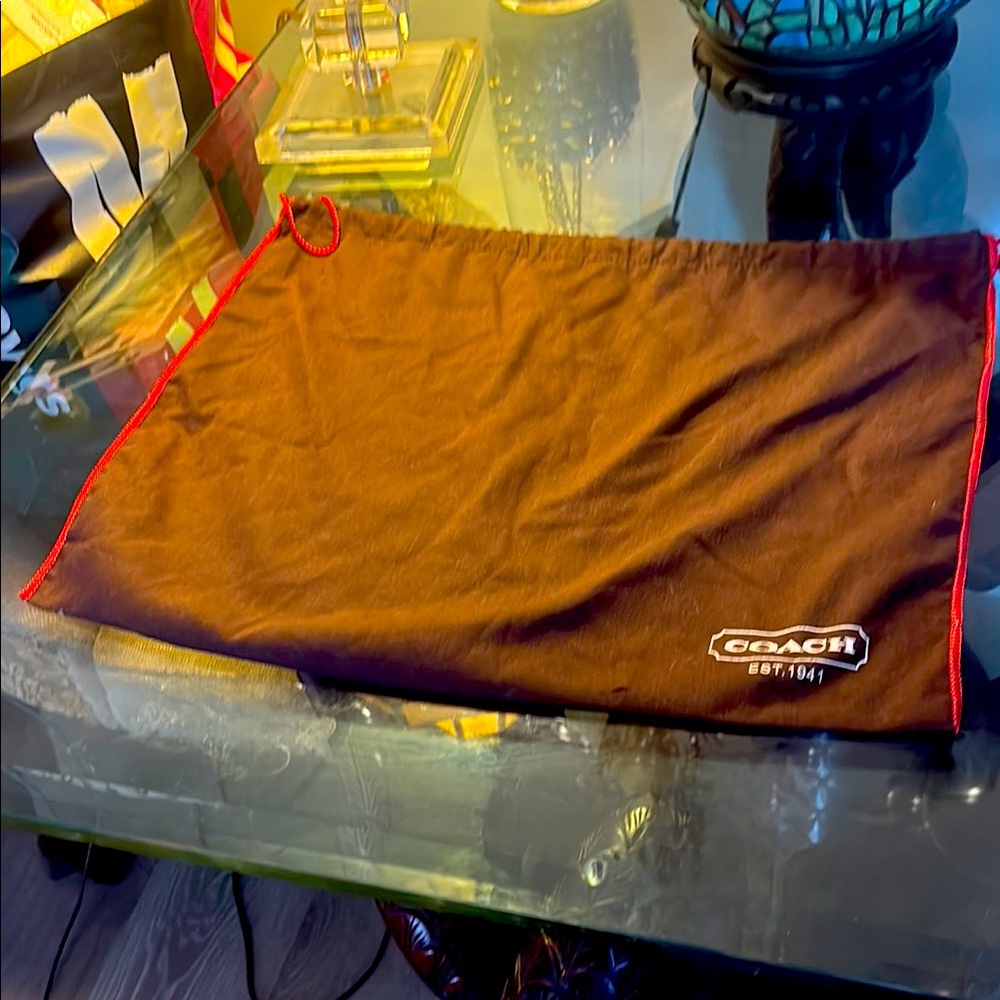 Coach Brown Dust Bag